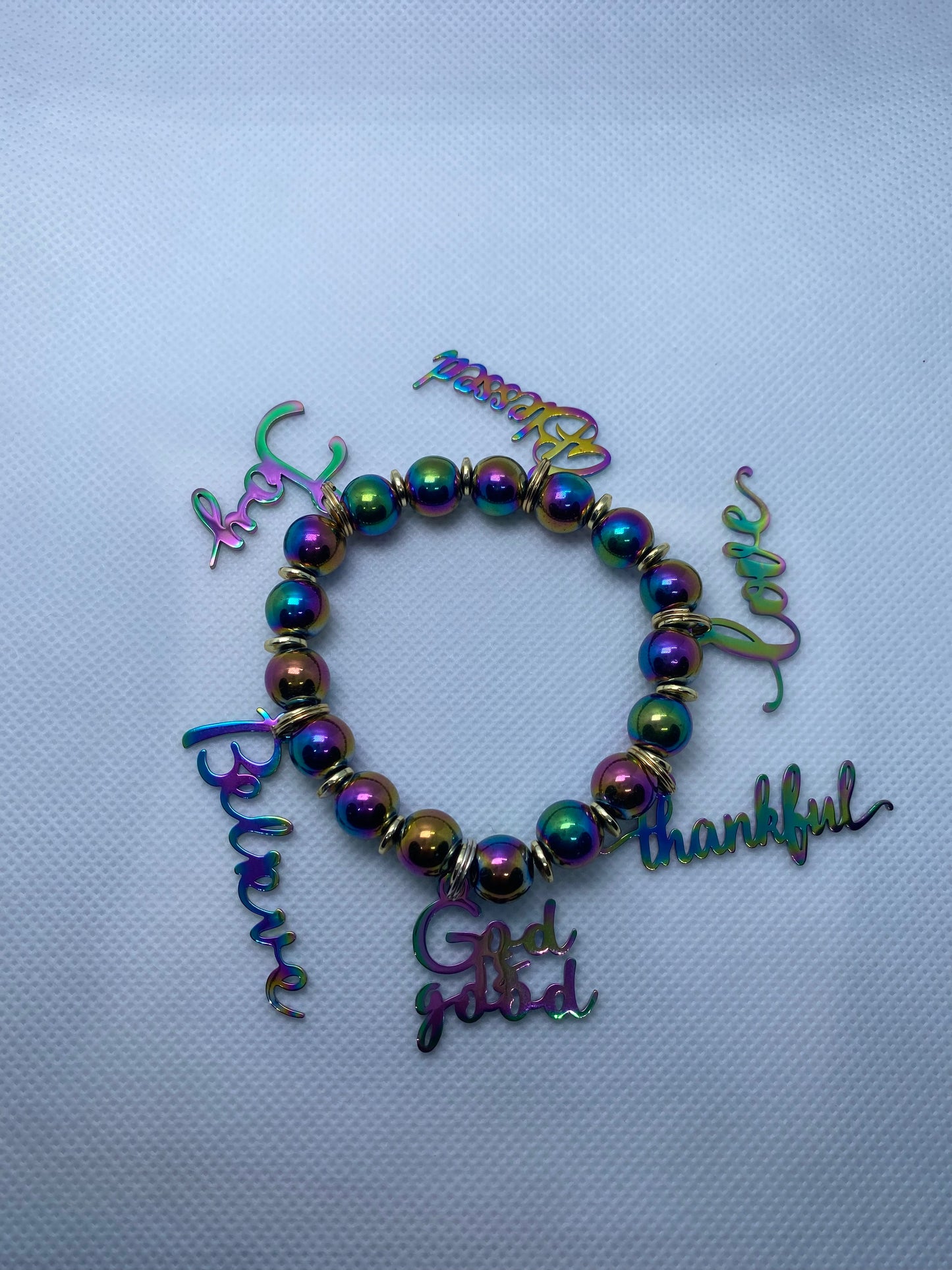 Rainbow Charm Bracelet