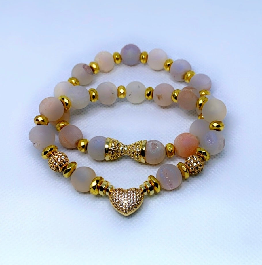 Druzy Heart